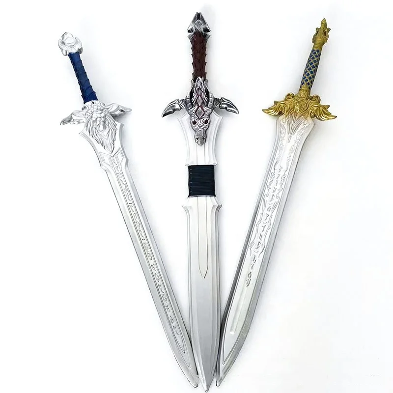 PU Foam Anime Weapon Model Warcraft Peripheral Sword Royal Guard Prop Game Character Drama Halloween Celebrate Gift Makeup Party