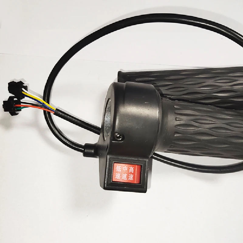 cheap 3 Gears Speed Switch e bike parts electric bicycle parts twist throttle handle for scooter tricycle