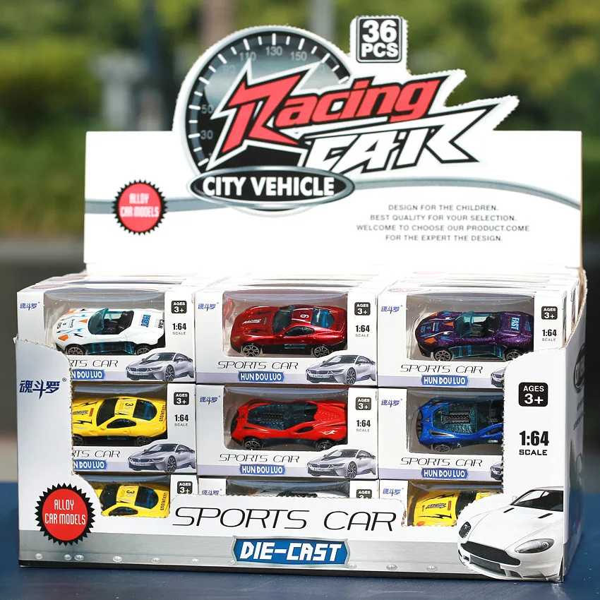 Alloy Simulation Miniature Diecast Toy Vehicles Pull Back Model Car