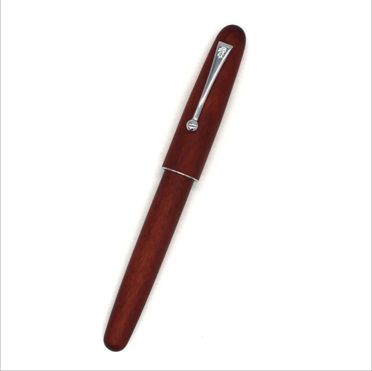 Custom Gift Student Business High Quality Luxury Wooden Pen Antique Rosewood Walnut Wood Fountain Ink with