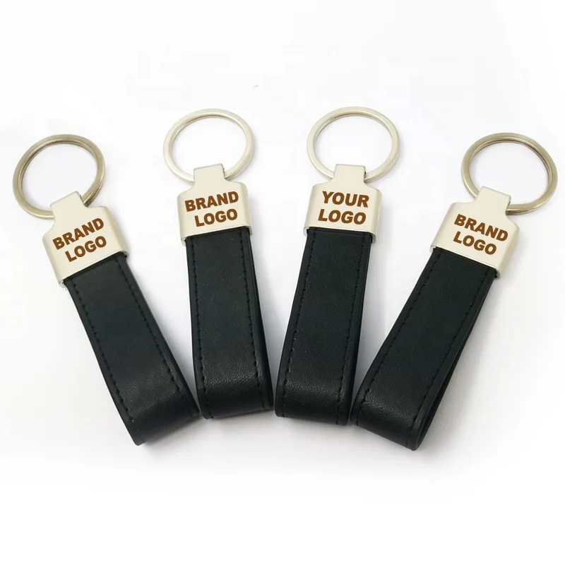
Zhongshan Oneway Factory Fashion Genuine Leather Keychain, Car key Holder With Logo 