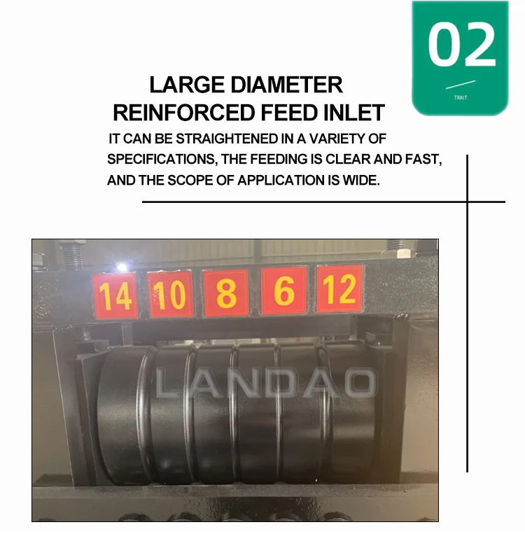 China Waste Round Bar Straightener Supply Scrap Bar Straightening Machine