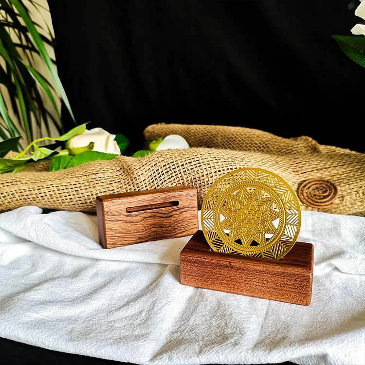 Promotion Military Challenge Coin wooden Display Stands wood