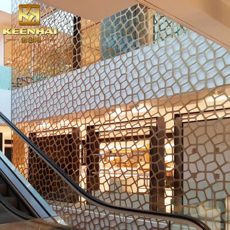 Facades Panel Hotel Restaurant Decoration Project Aluminium Interior Decorative Laser Cut Wall Facade Panels