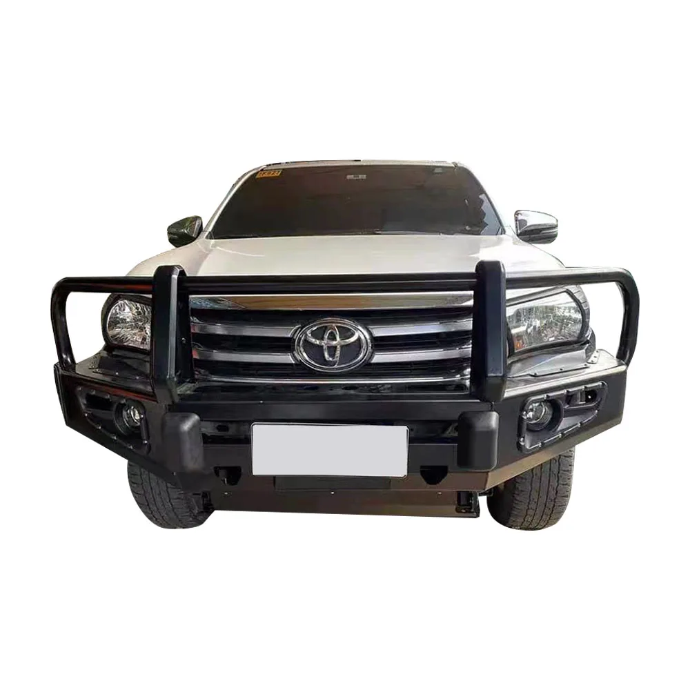 Off Road Accessories Hilux Front Car Parts Bumper Brackets Bull Bar Car Guard Protector Bumpers for Toyota