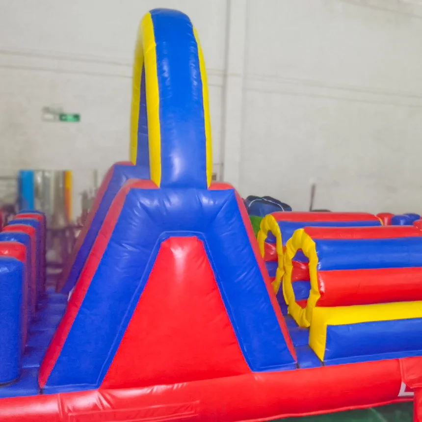 outdoor High Quality kids inflatable water obstacle course for sale