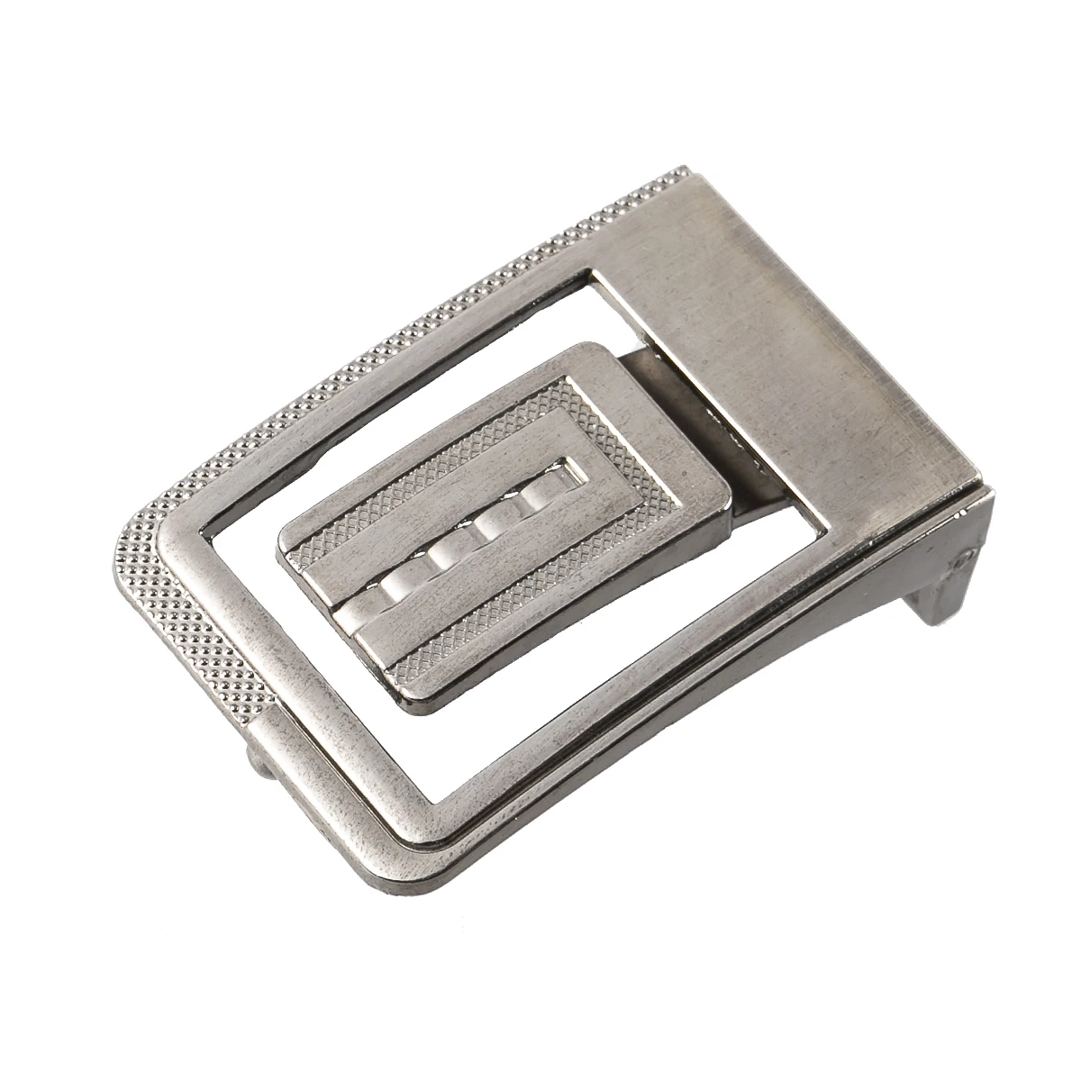 YIXI PLA-HD-A 35mm Metal Rotatable surface Plate Buckle pattern belt buckle With Flip surface Wholesale Low-priced belt Buckle