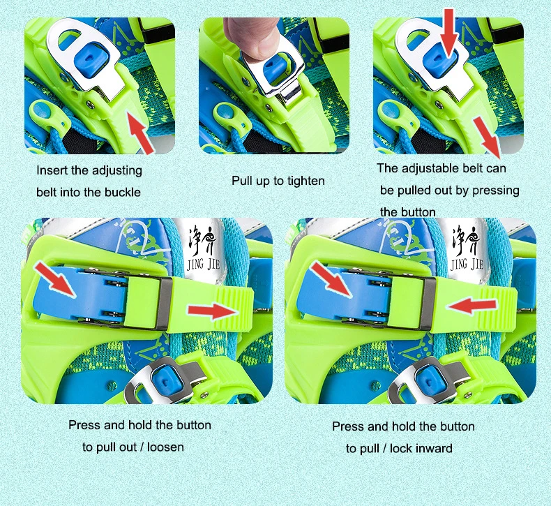 Wholesale High Quality New Inline Design Adult Adjustable Pu Flash Wheels Roller Skates Flat Shoes Women