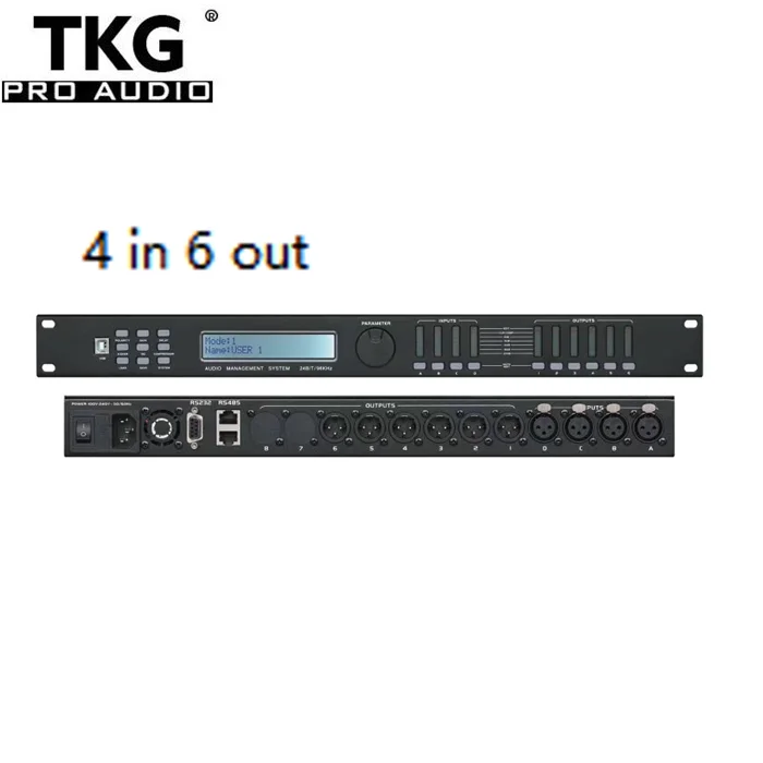 TKG 4 в 6 out MK-4600 сценический динамик профессиональный караоке КТВ аудио цифровой звуковой процессор