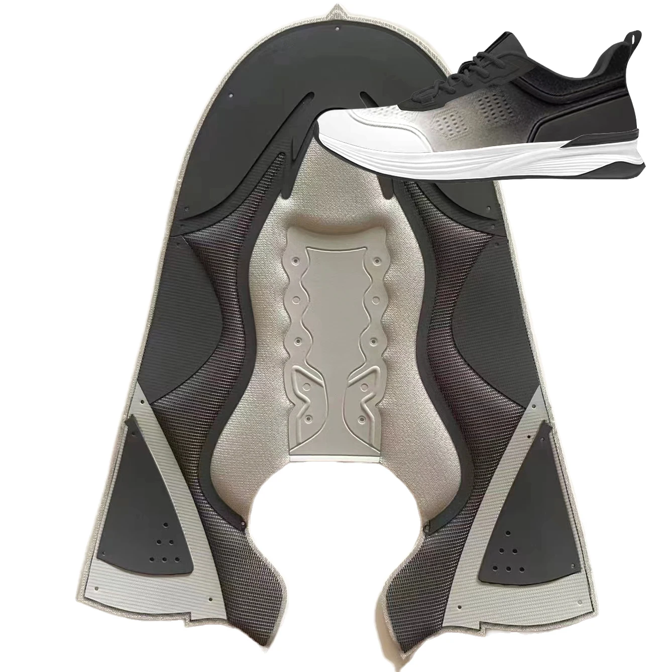 Slip-on polyester conformability oem flyknitting socks shoes upper