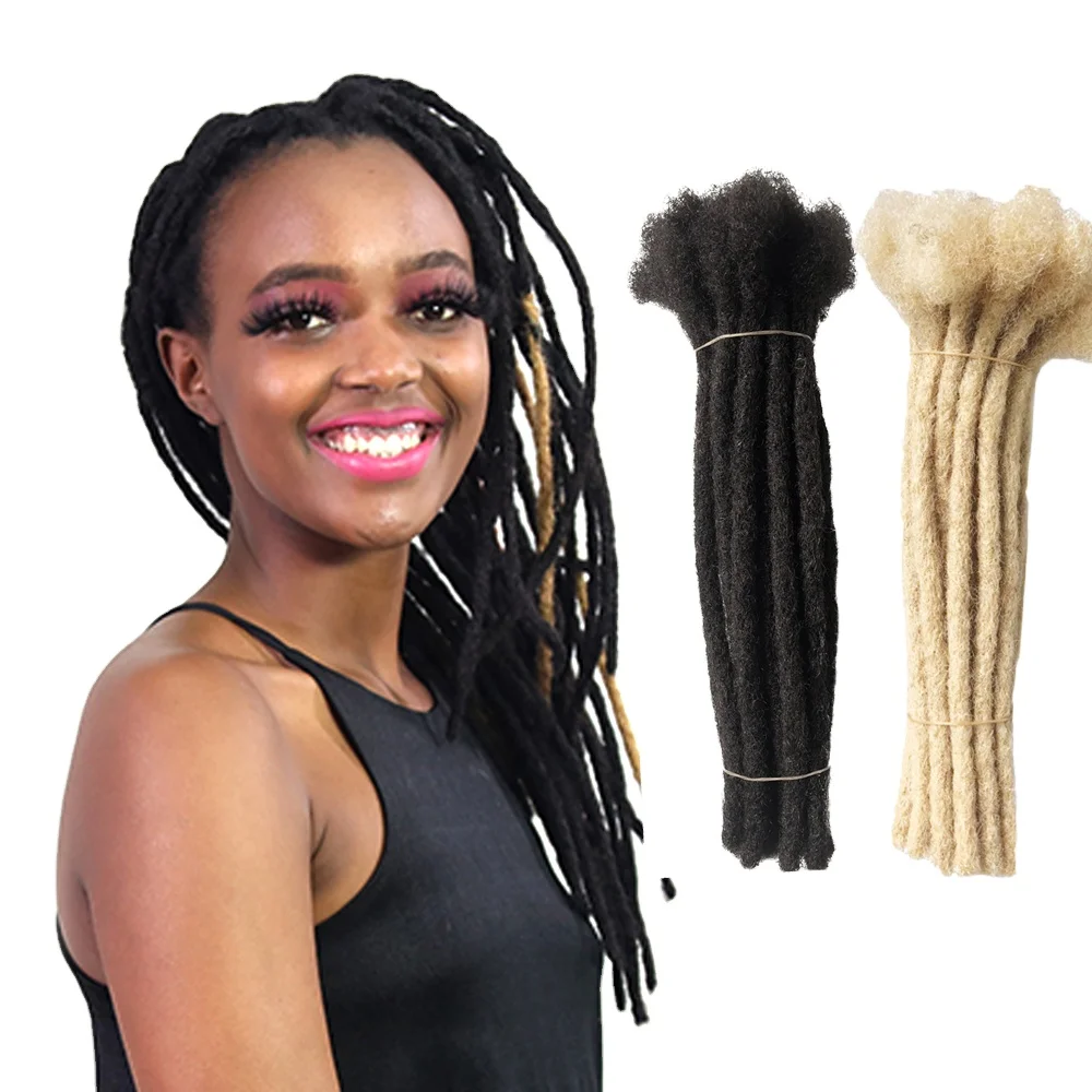 YOTCHOI Wholesale 100% Human Hair Extensions Full Handmade Soft Dreadlock High Quality Hair for Extensions