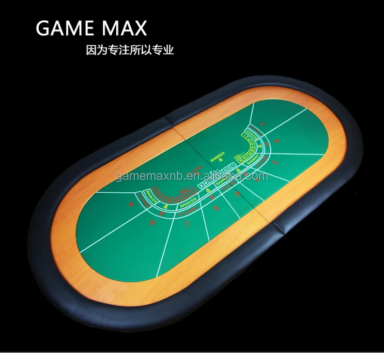 72 Inch  Foldable desktop for  Poker Table  Black jack &Baccarat desktop