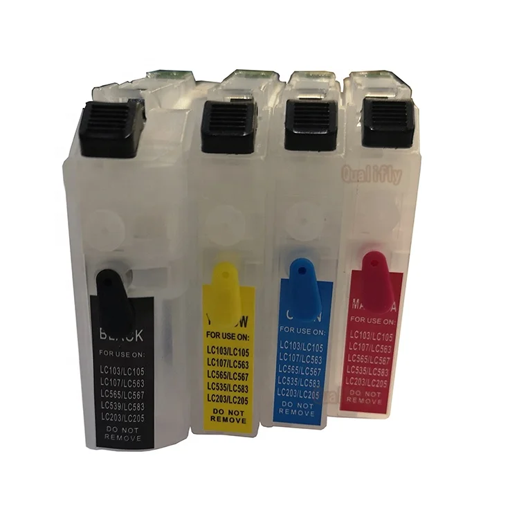 compatible brother cartridge empty ink tank LC 123  Refill  Ink  Cartridge for brother DCP-J132W /J152W /J552W