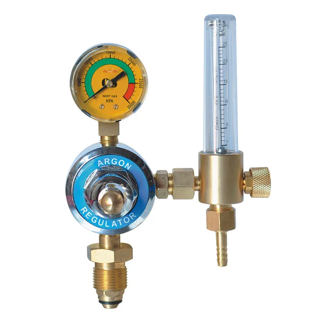 Hot Selling High Quality brass argon Co2 regulator with flowmeter for TIG MIG Welding