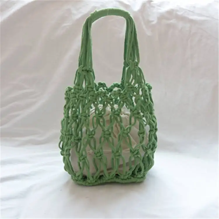 Personalized Beach Boho Bride Gift Macrame Crochet Bag Bachelorette Party Women Tote Bags