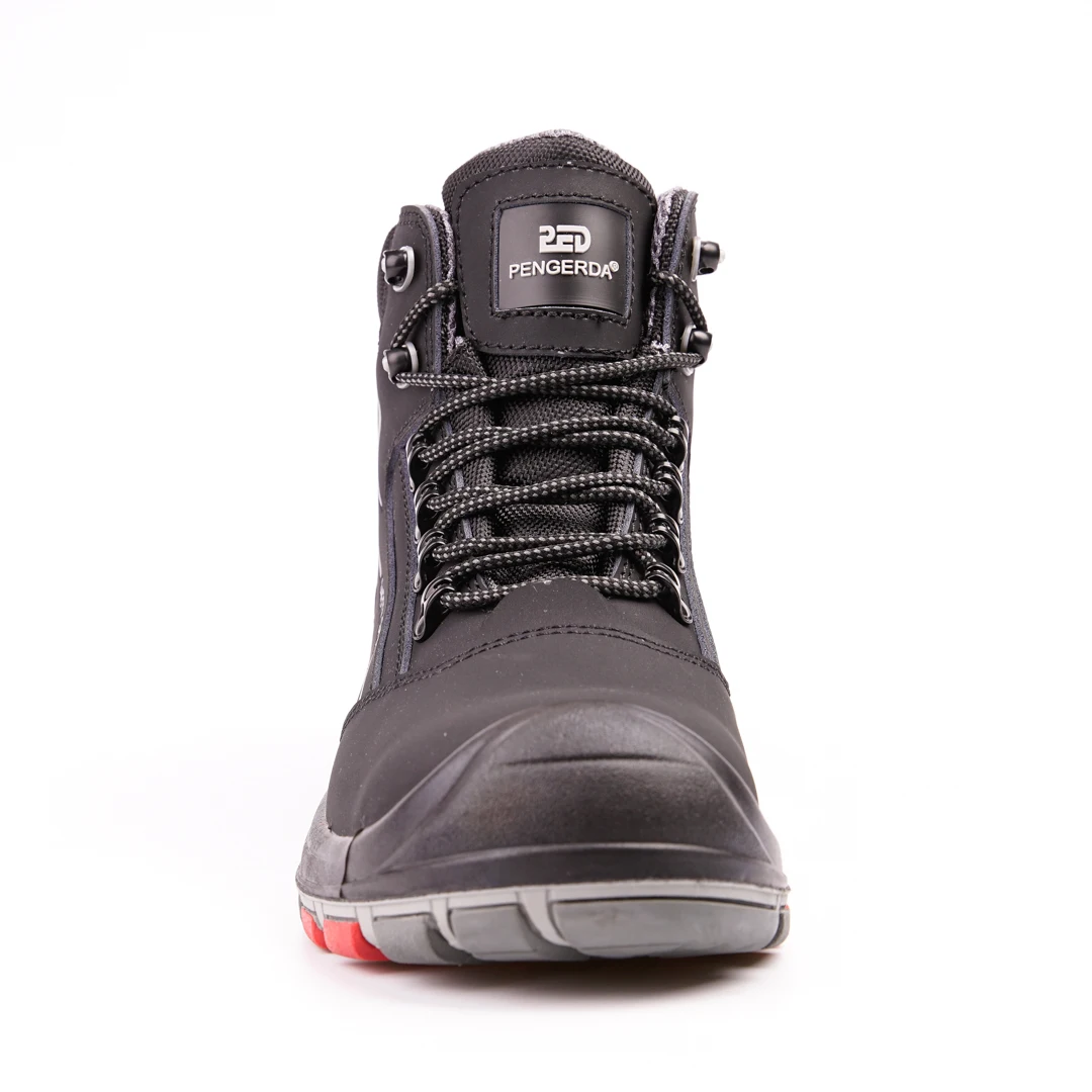 Genuine leather non metal electrician 18KV hazard work Electric insulated safety shoes