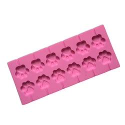 2 cat claw silicone lollipop mold  crystal wave plate Candy Mold chocolate chip mold