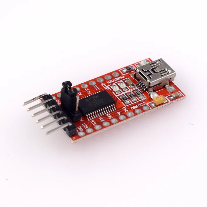 #417A  FT232RL modules 3.3V 5V mini interface downloader USB to TTL converter 500MA pcba