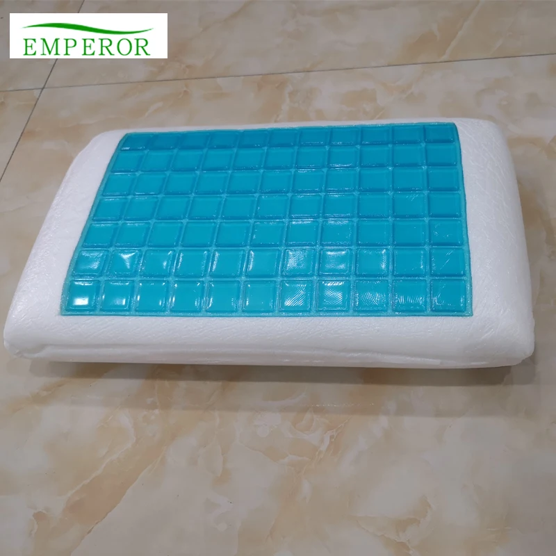 
Orthopedic Silica Gel Infused Pillow Sognare Microfiber Comfort Cold sleeping sponge memory foam comfort pillow gel 