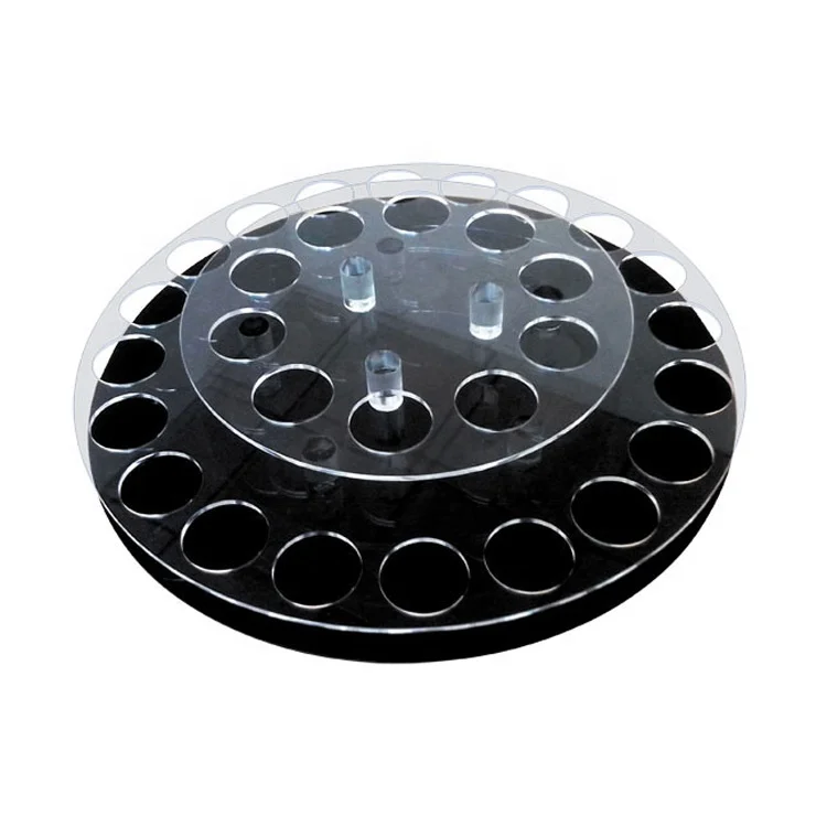 acrylic counter top 4 sided rotating lip balm display stand/ lip balm display boxes