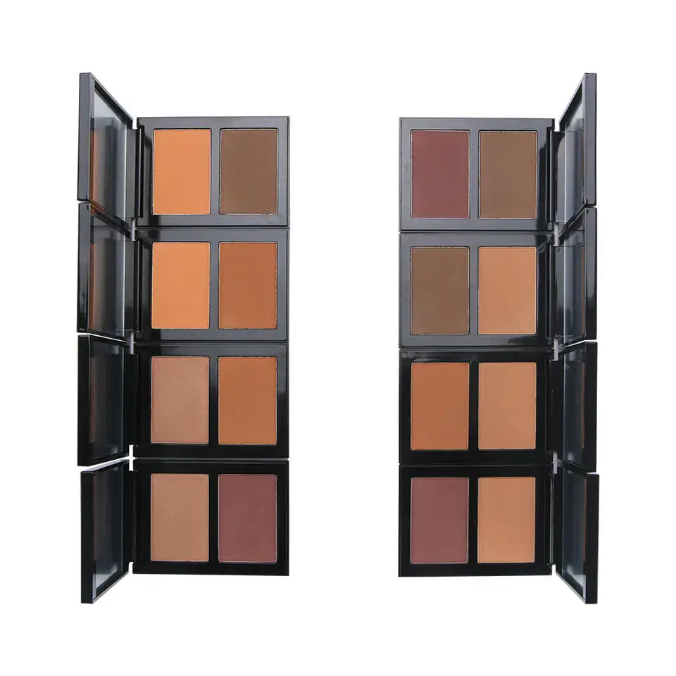 Makeup 2 Colors Long-Lasting Face Make up Contouring Bronzer Cosmetics Private Logo Contour Palette