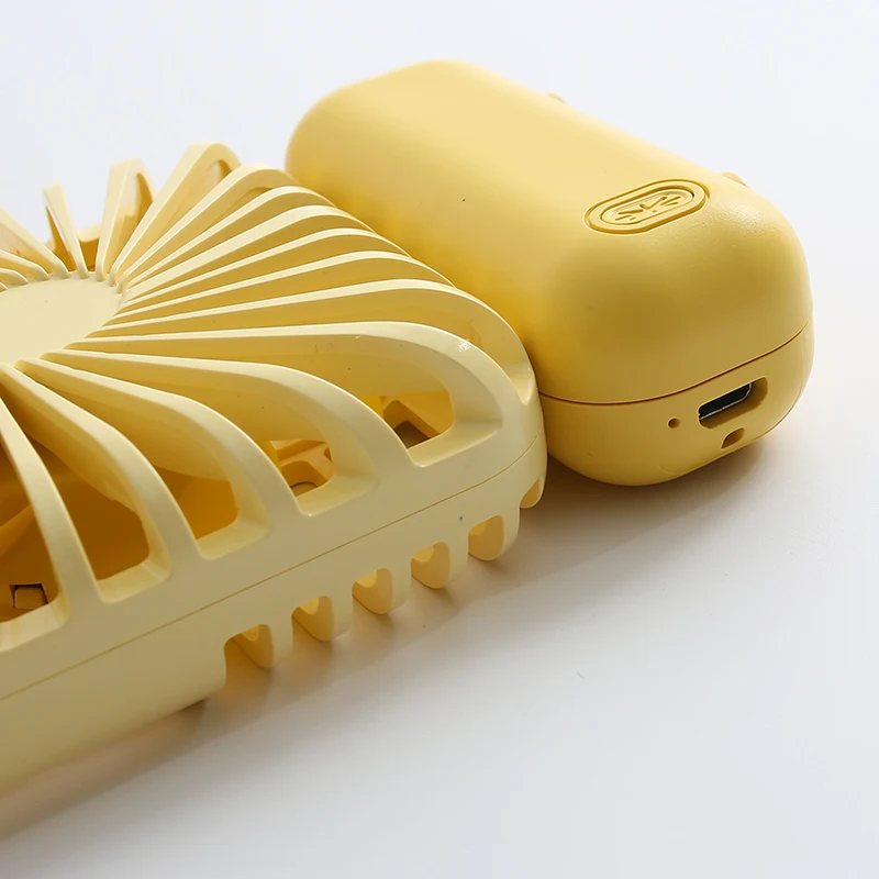 Latest design five-color Square handheld mini fan