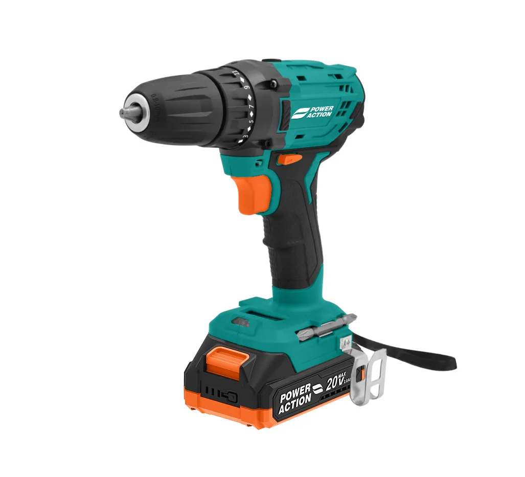 Power Action 2-Speed Cordless  Lithium Ion  Drill  20V  CD20 With Fast Charge