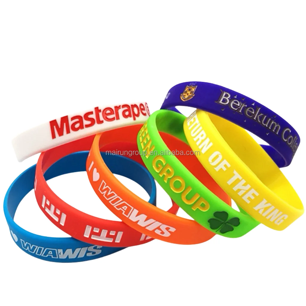 no moq free sample custom design your own promotional gifts silicon wristband
