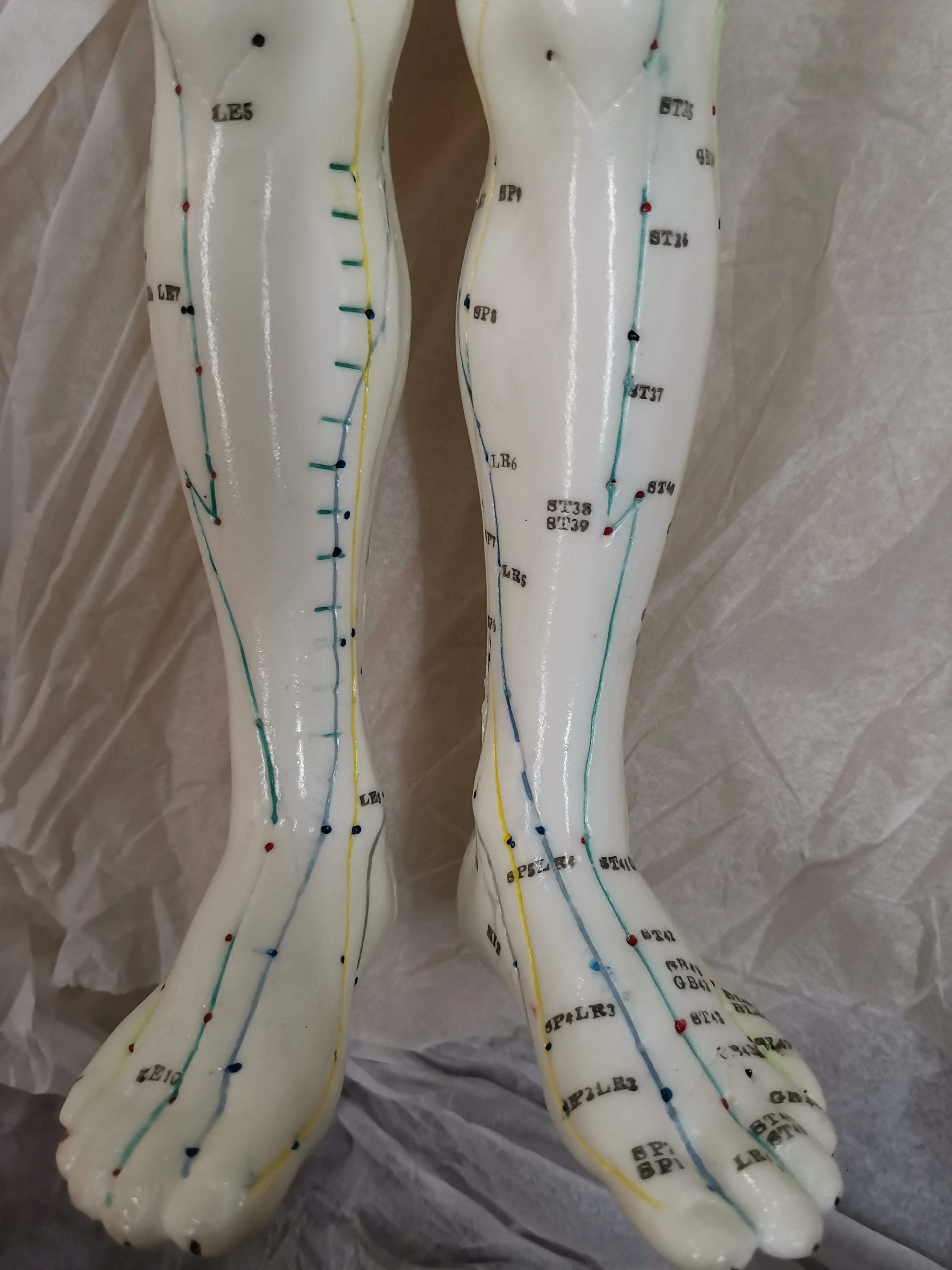 Top Quality 70CM Male Human Body Acupuncture Points Model Meridians Model Teaching Model English User Manual