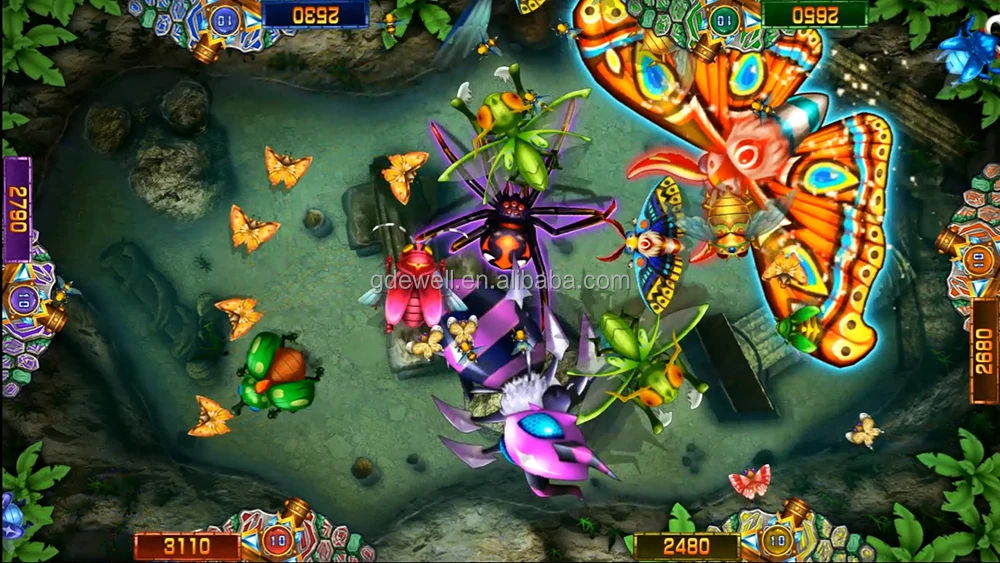 Mechanical Centipede USA Insect hunter shooting arcade skill fish table gambling game