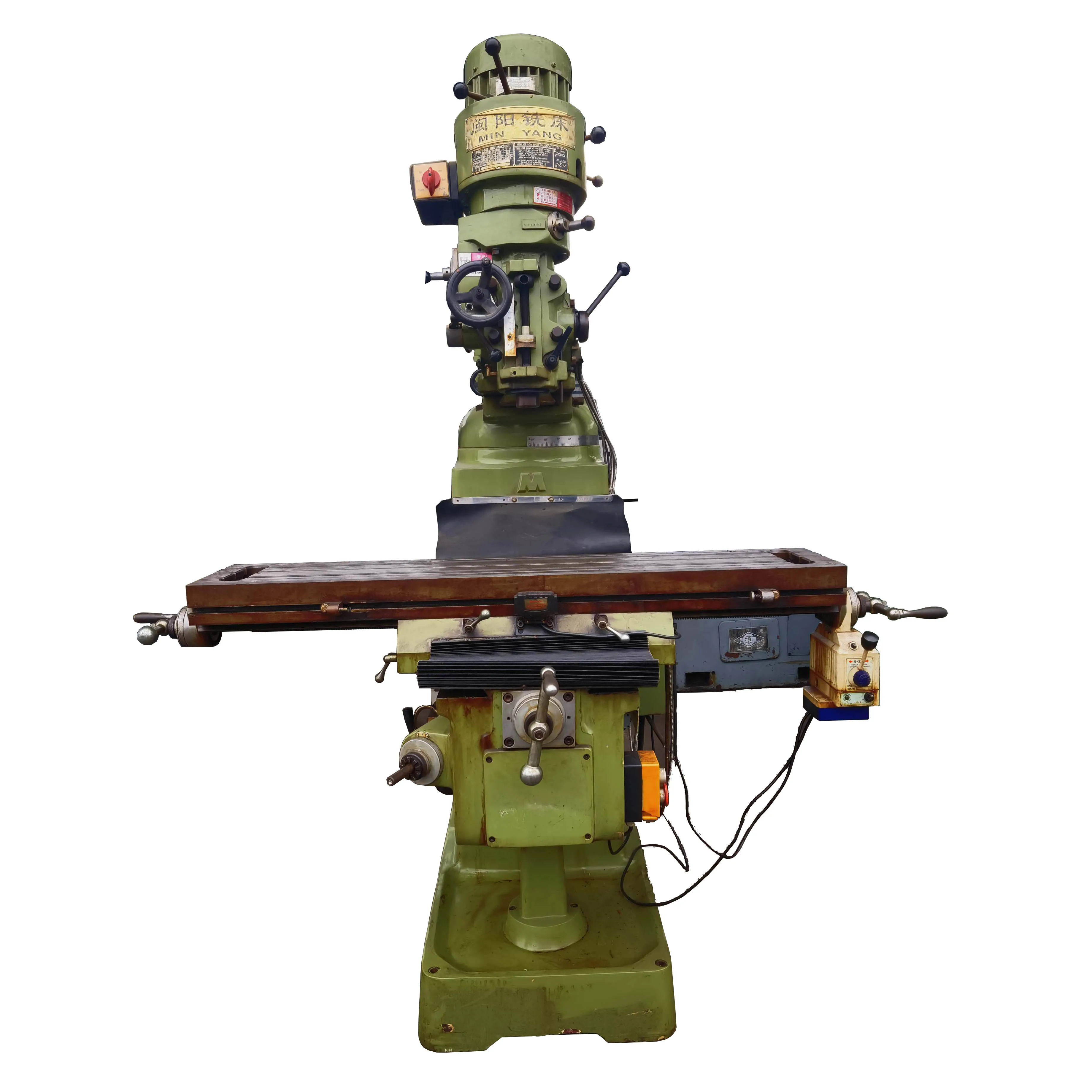 077309 Second Hand Good Condition Heavy Duty Vertical Knee And Column Milling Machine Column Type Miller