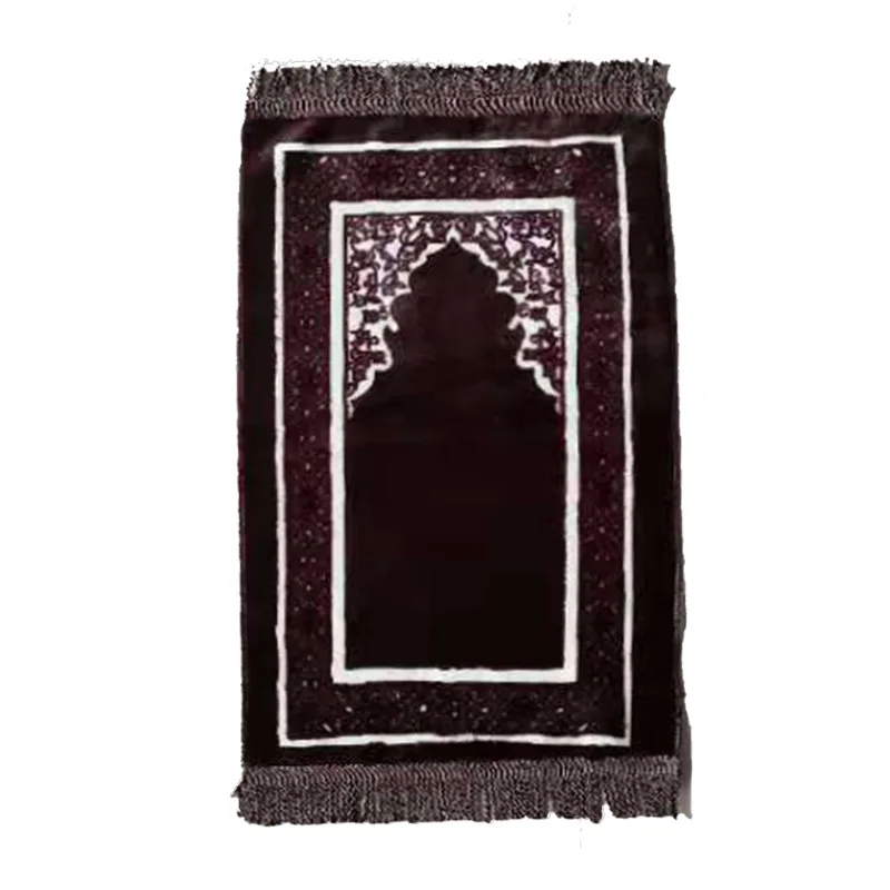 Children  Muslim prayer mat for Muslim Raschel printing prayer mat