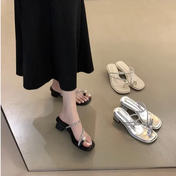 Luxury New Plus Size Platform Heel Sandals Sexy Transparent Women Rhinestone High Heels