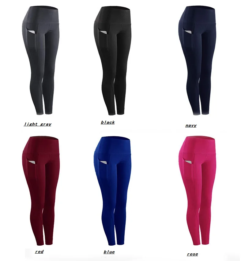 Pocket Leggings Wholesale High waist ladies Gym pant, Running tights, Yoga Leggings for Fitness