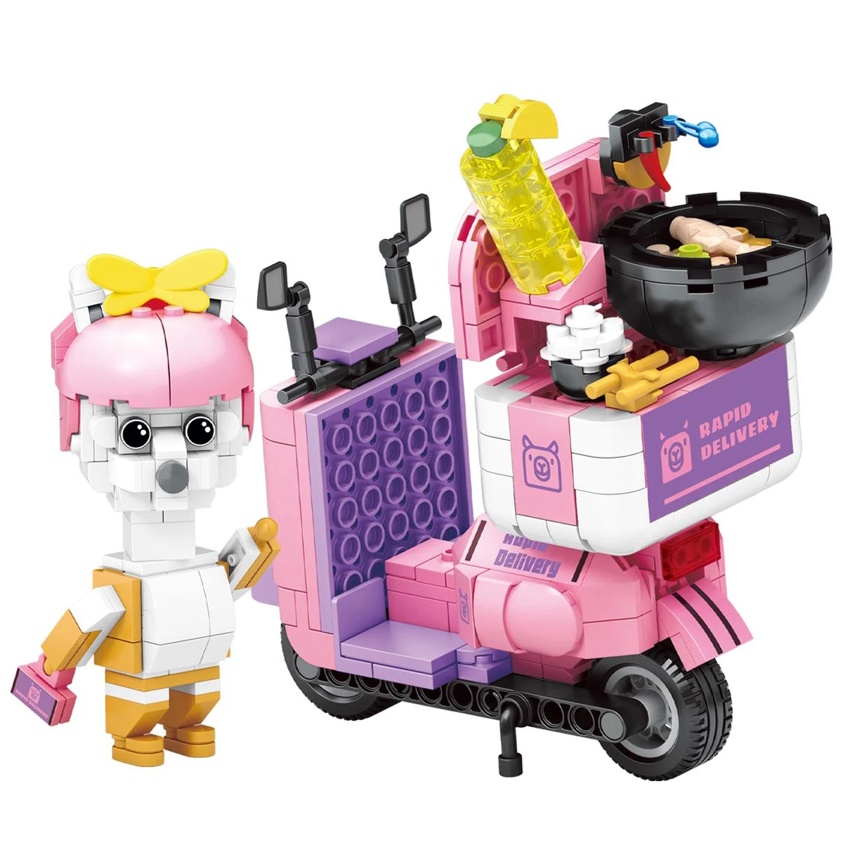 WOMA TOYS 2022 Kids Educational Adult Toy Shantou Model Sheep Delivery Cheap Personalized Motorcycle Building Blocks Brick