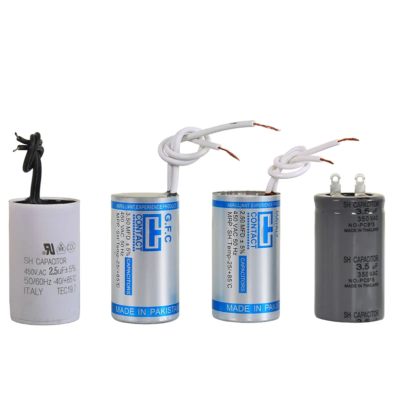 Конденсатор CBB61 450VAC конденсатор 5% 50/60hz1.2/1.5/1.8/2/2.2/2.5/3/4/5/6/7/8