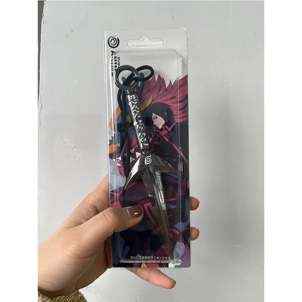 17 см модель Kakashi Uchiha Itachi Sasuke Kunai металлический меч оружие аниме брелок тег оптом