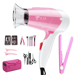 High quality 3 in 1 folding small powerful hair dryer with comb attatchment