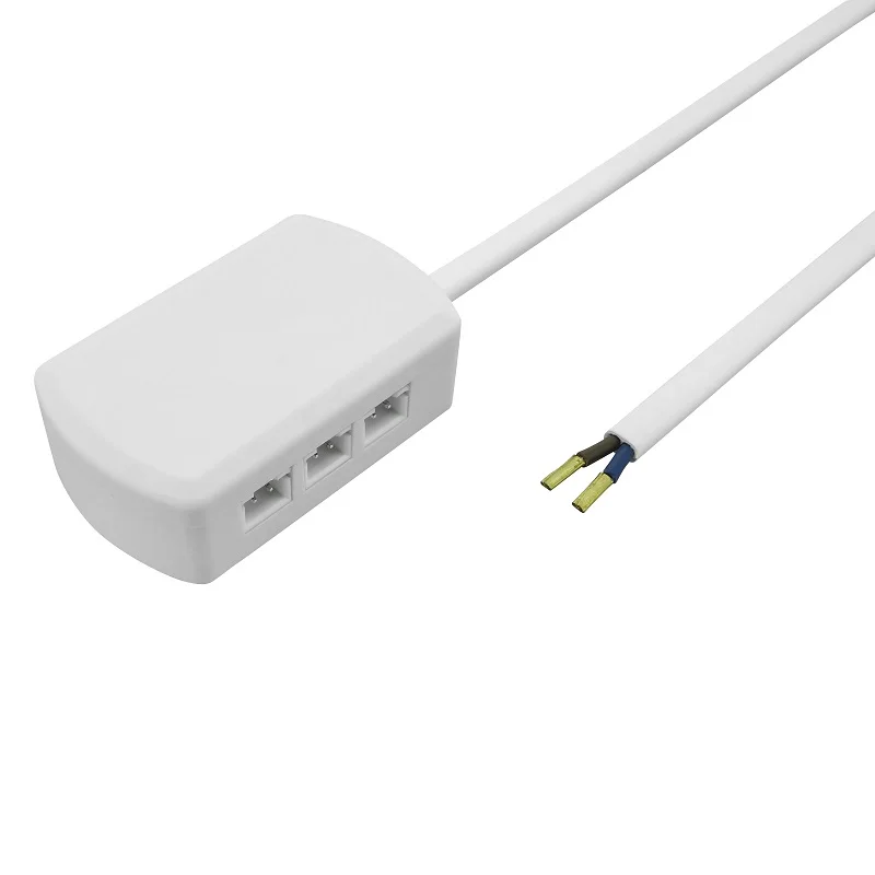 12V MINI JST LED transformer power supply 12W with EURO plug 6-way distributor 2m cable for led kitchen cabinet