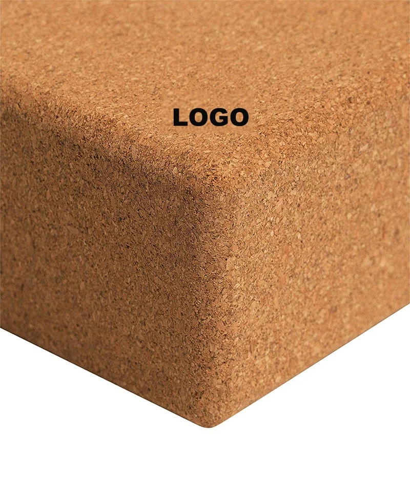 Private Label Body Building custom natural Cork Yoga Blocks Manufacturers
