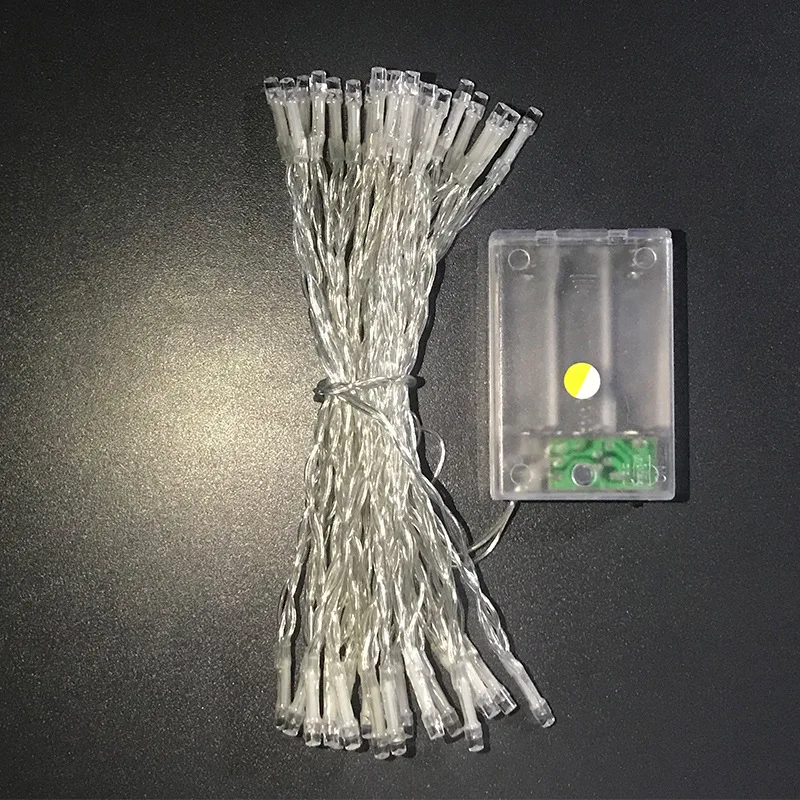 
Warm color-10 meters 80 lights (battery type) Gypsophila outdoor waterproof wedding holiday string lights 