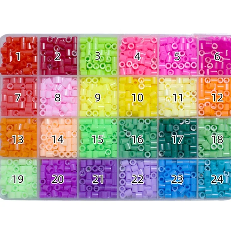 Wholesale 3 layered box cheap price diy 5mm perler beads kit