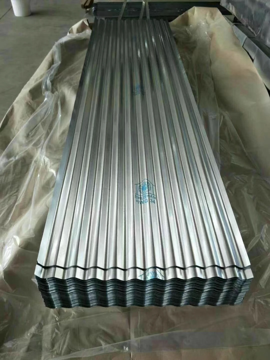 Galvanize roof tiles