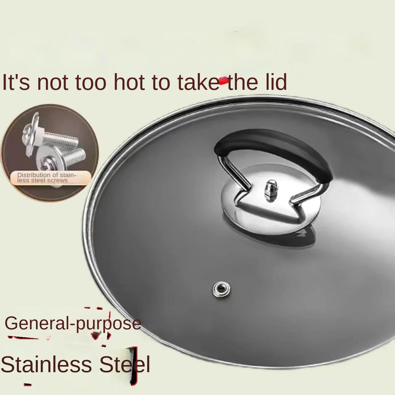 Universal Silicone Anti-Scalding Handle Kitchen Pot Cover Top Cap Cookware Parts Accessory for Household Use