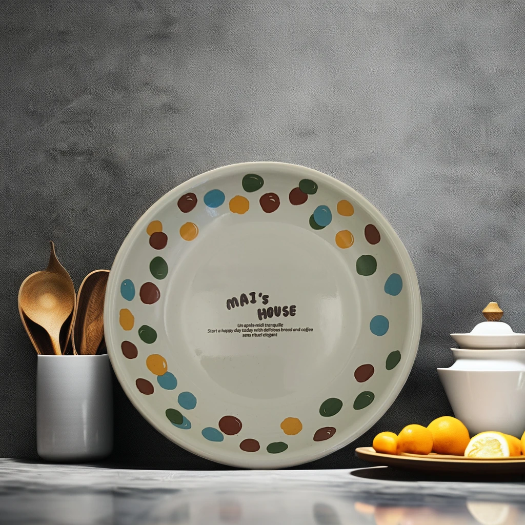 Enamel  Rice Plate Enamel Pasta Plate Of  Dinnerware &Tableware