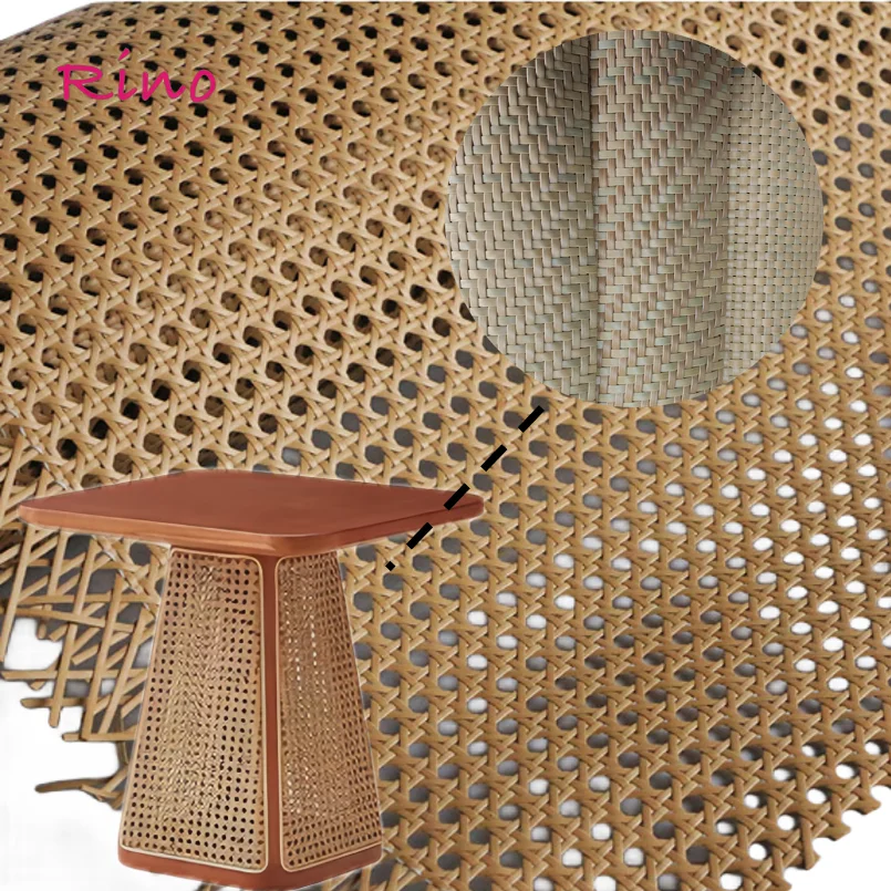 Mesh Cane Rattan Webbing Roll Cane Woven Weave for Chairs Furniture Caning Projects with Skin and Polished Woven Rattan Sheets