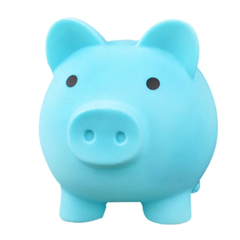 Cute Pig Shaped Money Saving Box Coin Bank Unbreakable Plastic Money Bank For Boys And Girls