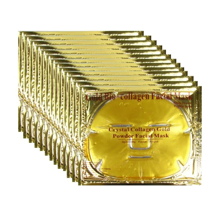 
AH Private Label Anti Wrinkle Moisturizing Collagen Face Mask 24k Gold Facial Mask 