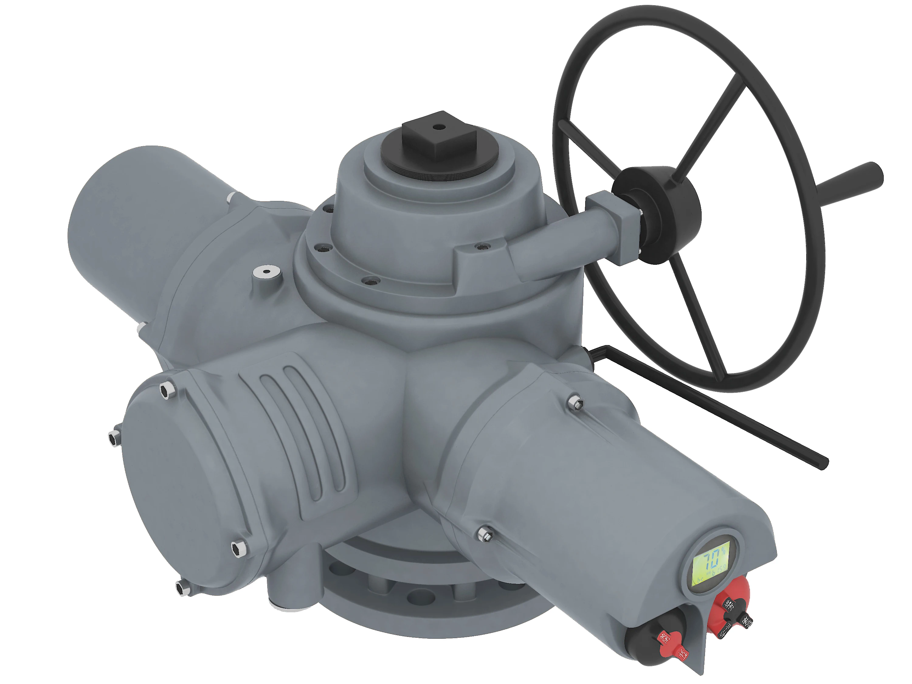 IP68 Intelligent Electric  actuator input singal 4-20ma 380V/220V With Gate  Electric  actuator