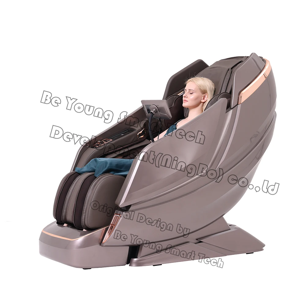 2024 BE Han Brand Original Robot Smart New arrival Sl Track Shiatsu Zero Gravity High End Deep Tissue Dual Core 4D Massage Chair